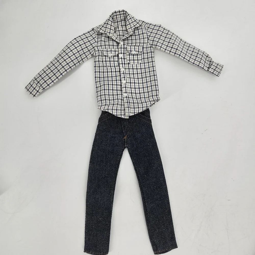 Barbie Fashionistas Ken Doll #130 GDV13 Slim Braids NRFB Clothes Lot Mattel 2019